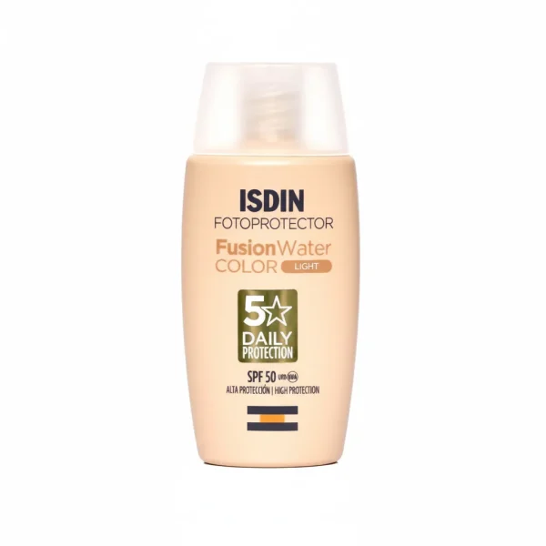 ضدآفتاب رنگی فیوژن واتر ایزدین با SPF50 لایت