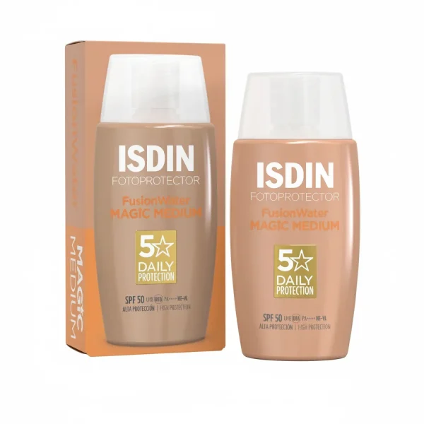 ضدآفتاب رنگی فیوژن واتر ایزدین با SPF50 مدیوم