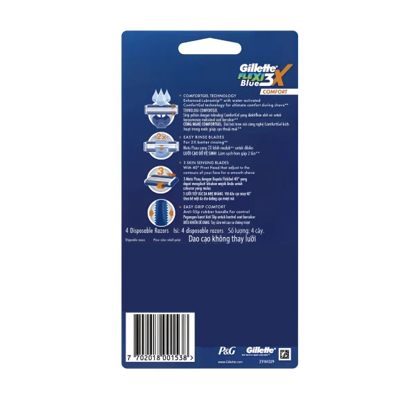 تیغ اصلاح Gillette Blue 3X Comfort