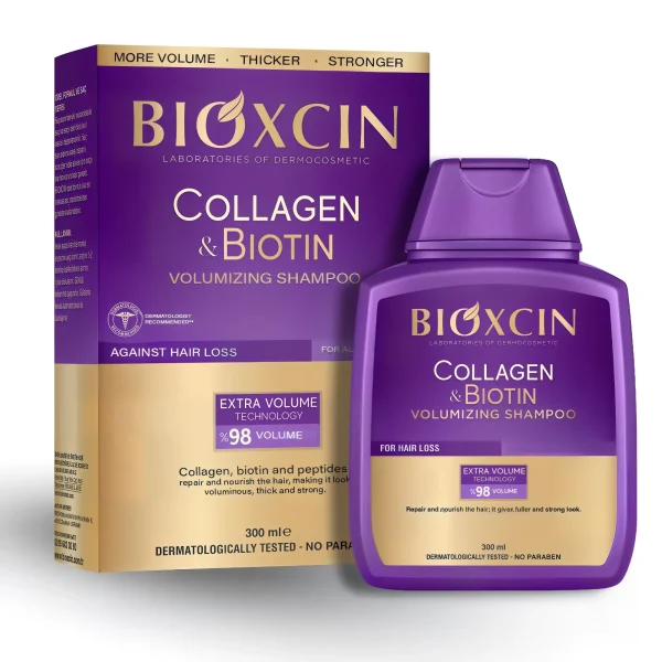 شامپو ضد ریزش Bioxcin Collagen & Biotin