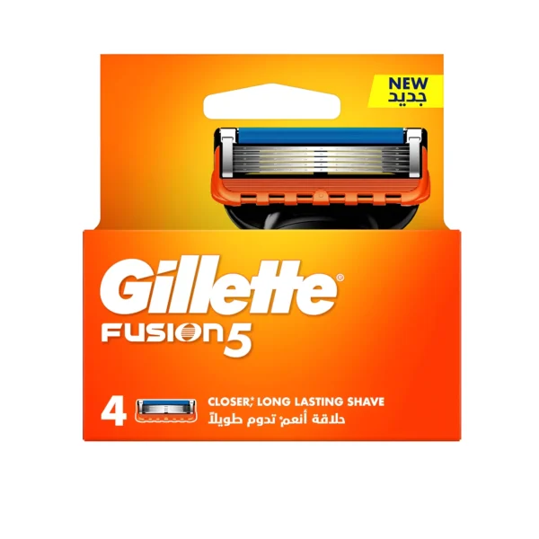 تیغ یدک ژیلت مدل 5 Fusion بسته 4 عددی